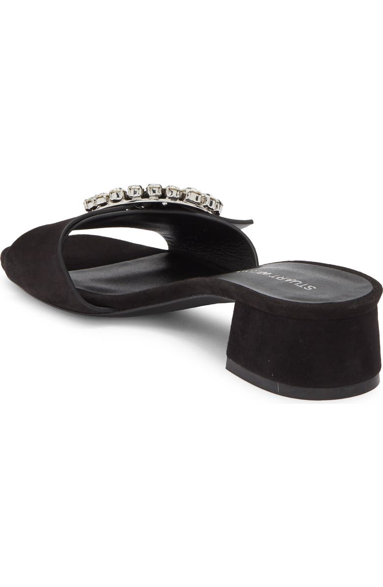 Stuart Weitzman Sloane 35 Slide Sandal, Alternate, color, Black