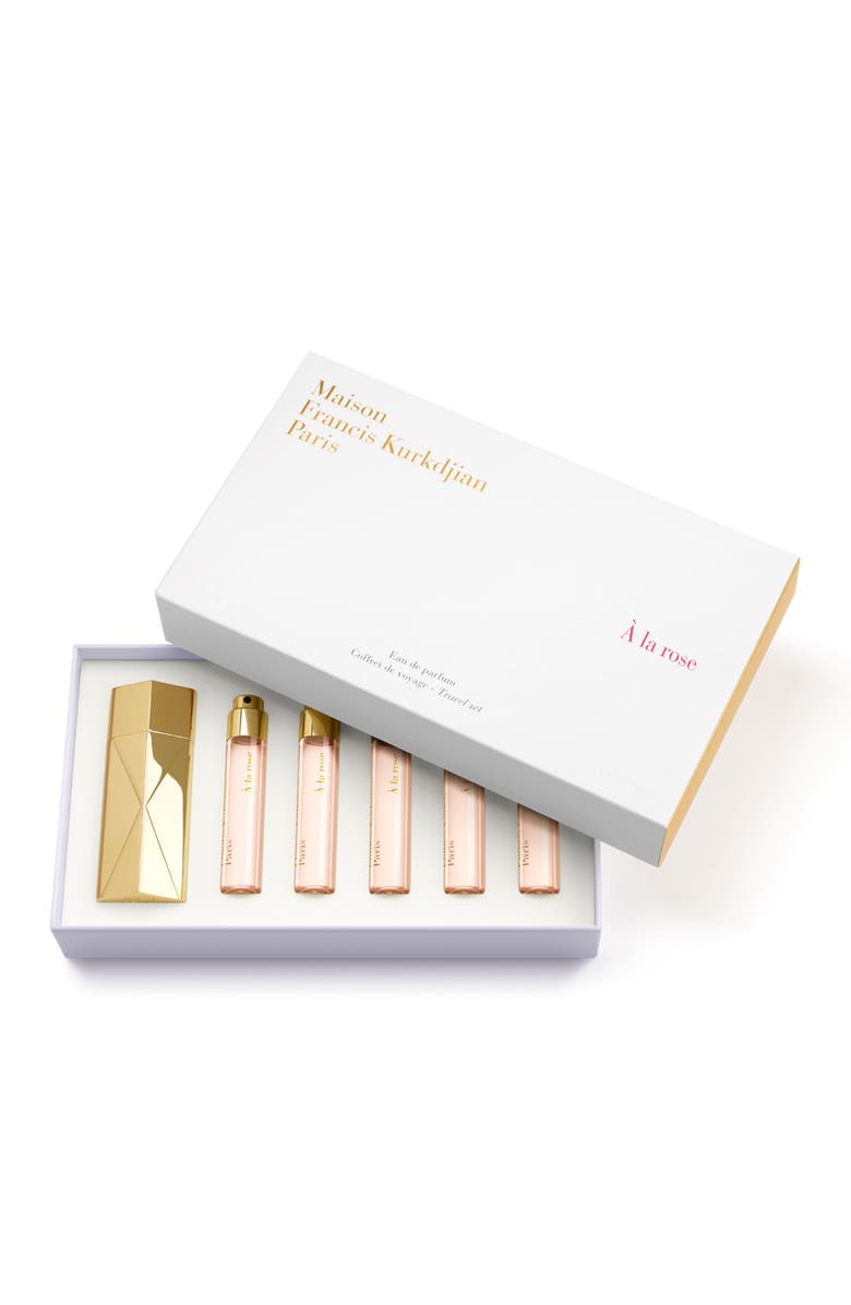 Maison Francis Kurkdjian Paris À La Rose Eau de Parfum Travel Set, Main, color, 