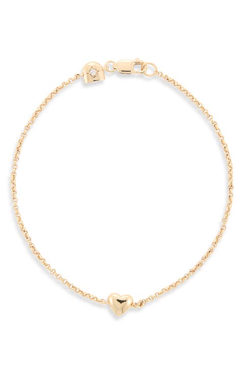 Heart Charm Bracelet