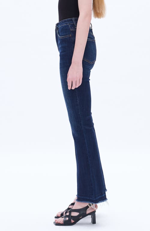 Shop Bayeas Release Hem Mid Rise Flare Jeans