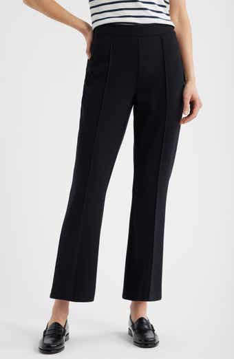 Pull-On Stretch Ponte Kick Flare Leg Pants