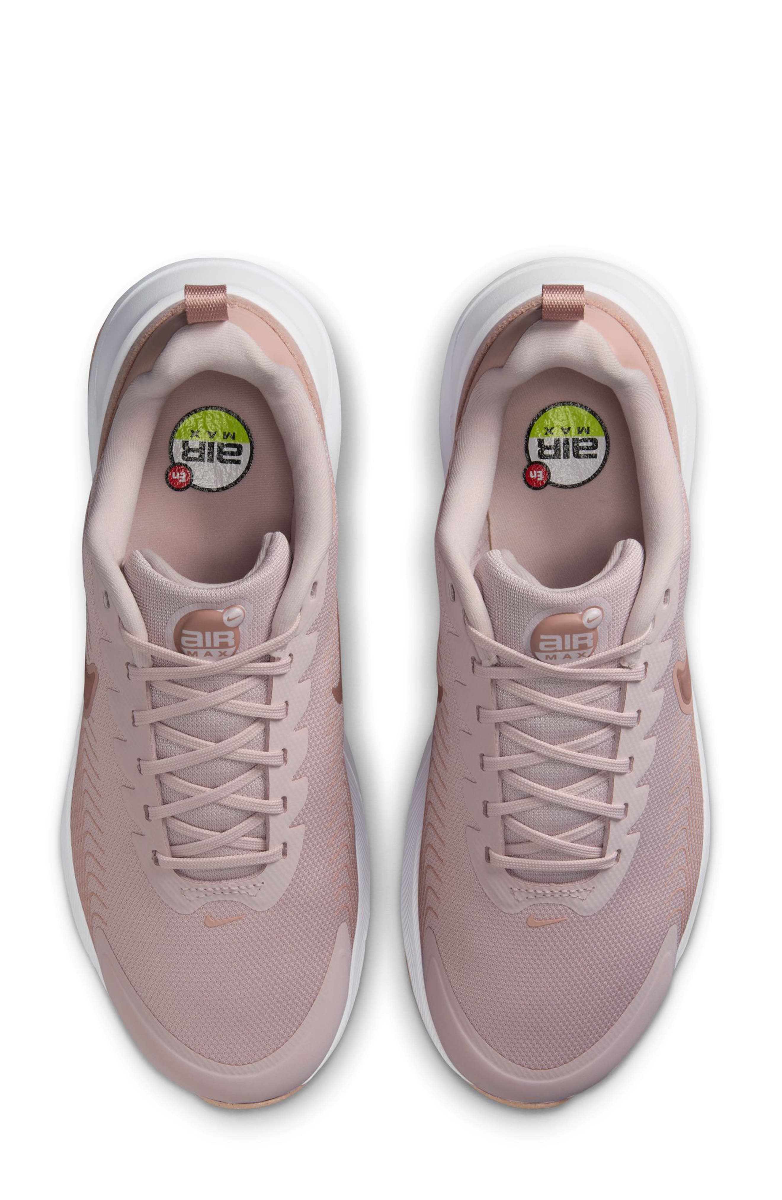 Air Max Nuaxis Sneaker, Alternate, color, BARELY ROSE/ PARTICLE PINK
