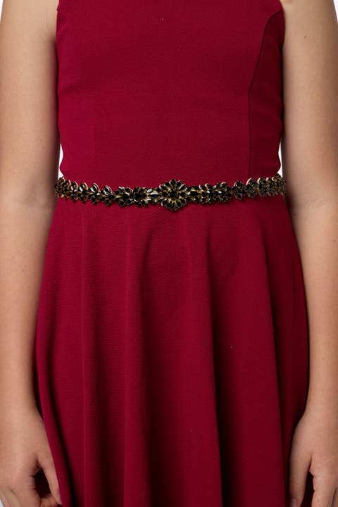 Ribbon Rhinestone Belt (Big Kid)