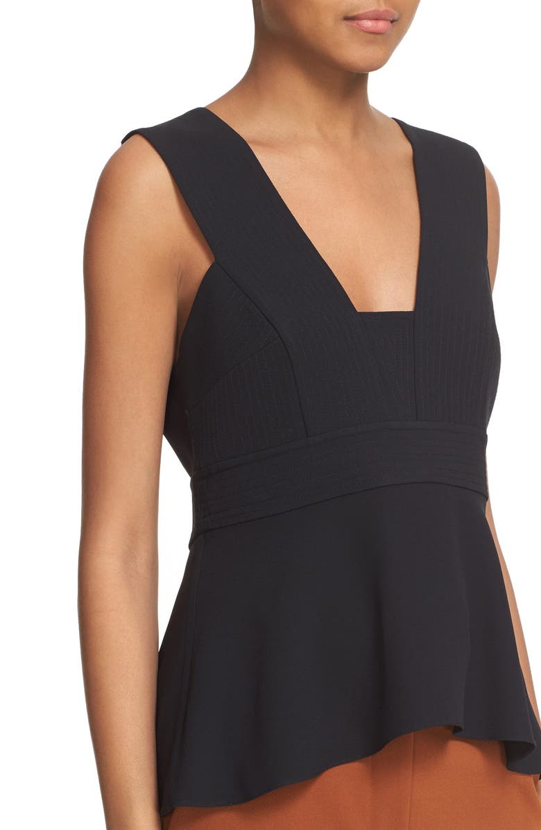 A.L.C. 'Leigh' Sleeveless Peplum Top, Alternate, color,
