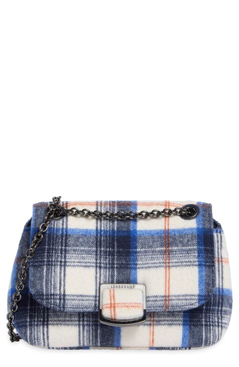 Small Brio Ecos Plaid Shoulder Bag
