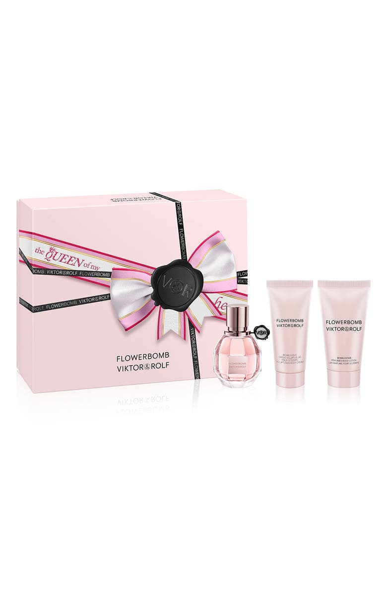 Viktor&Rolf Flowerbomb 3-Piece Perfume Gift Set USD $131 Value, Main, color, 