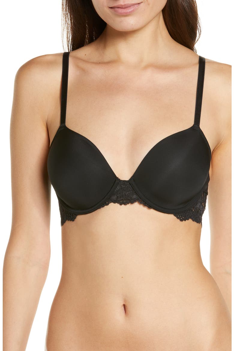 Goddess Multiway Underwire T-Shirt Bra, Main, color, BLACK