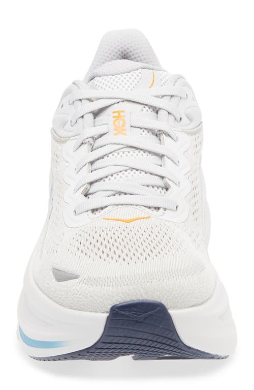 Hoka Bondi 9 Running Shoe In Gray