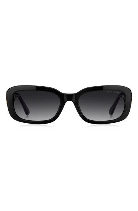 55mm Rectangular Sunglasses