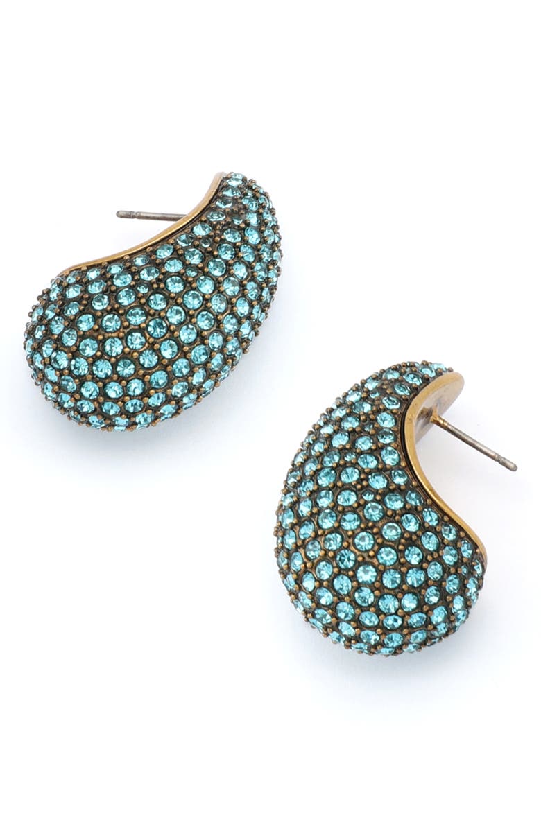 Kurt Geiger London Pavé Crystal Dome Drop Earrings, Alternate, color,