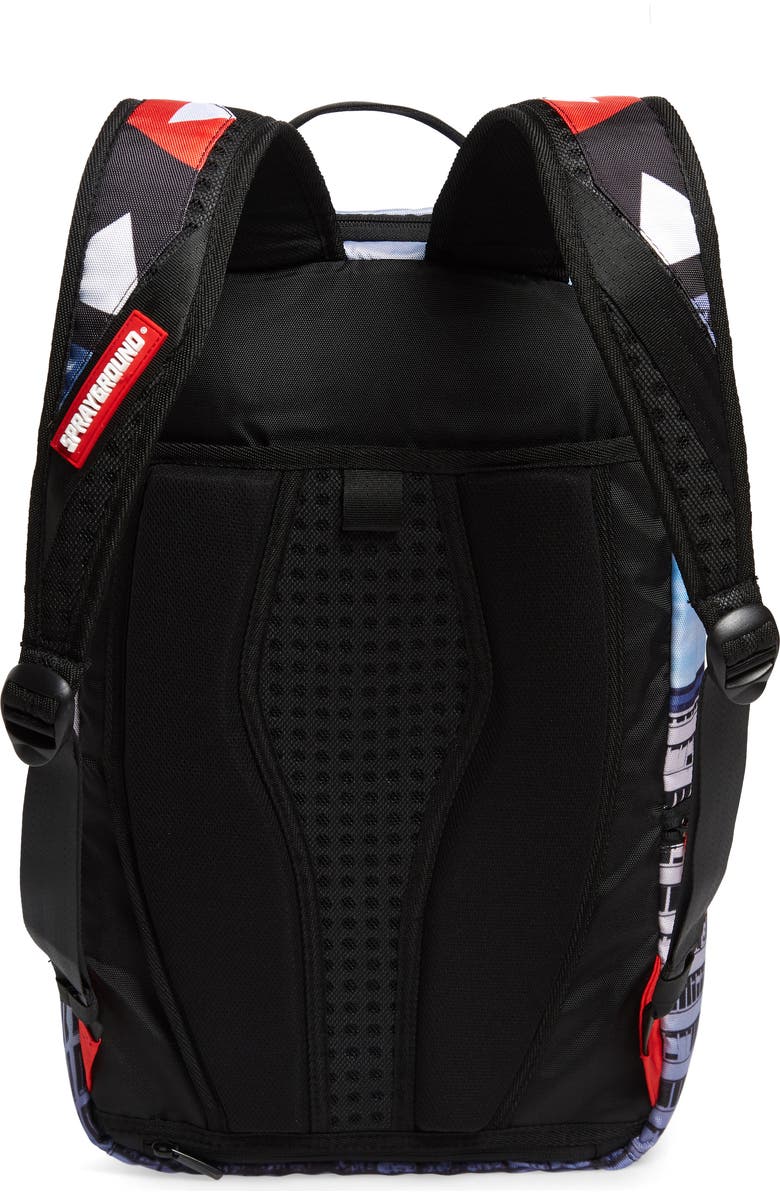 Sprayground Spiderman Upside Down Backpack, Alternate, color,