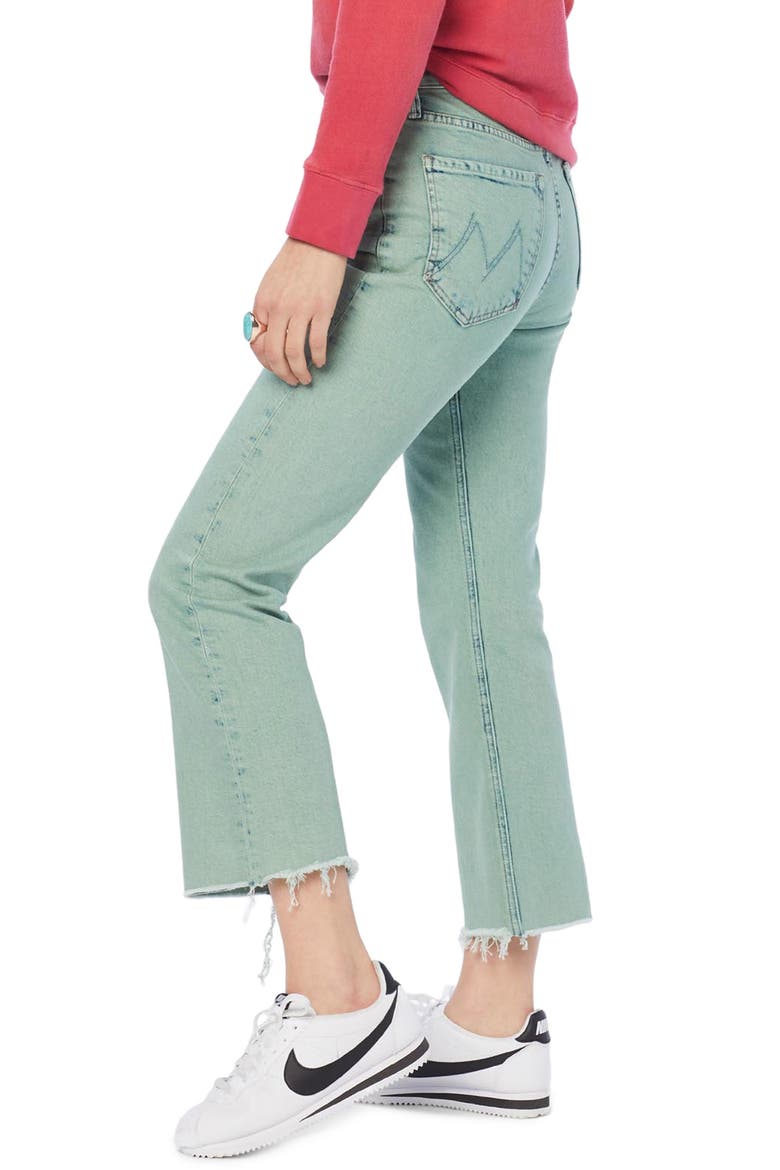 The Tripper High Waist Fray Hem Ankle Jeans, Alternate, color, JUICY FRUIT- FERN