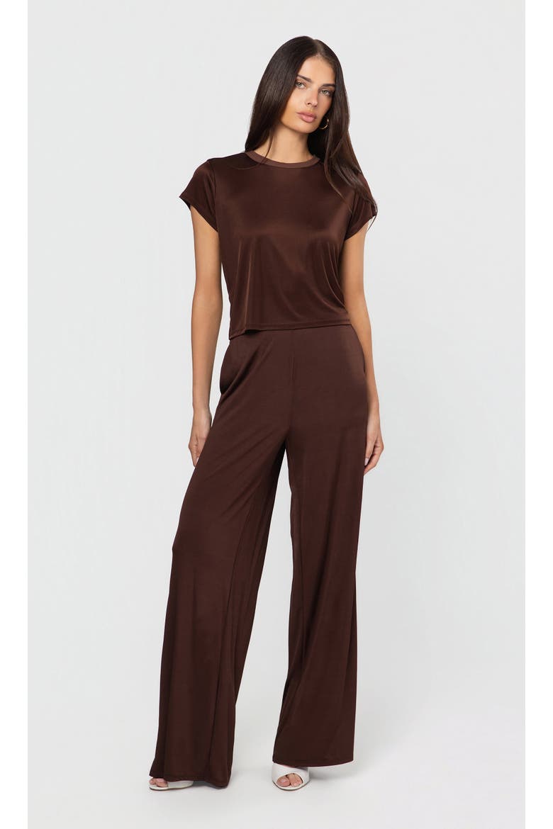 Kai Sheen Jersey Top, Alternate, color, Coco