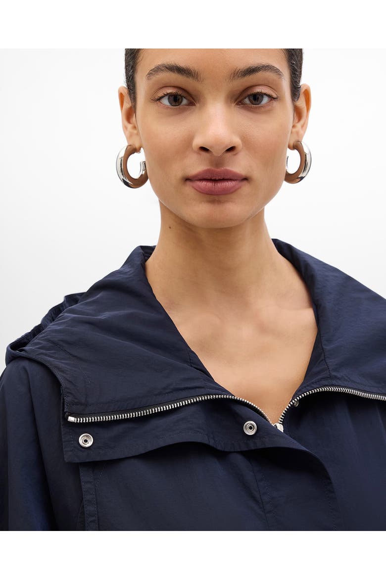 Recycled Nylon Anorak, Alternate, color, Navy