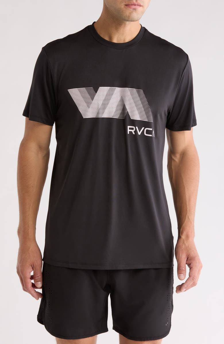 RVCA Escape Graphic T-Shirt, Main, color, Black