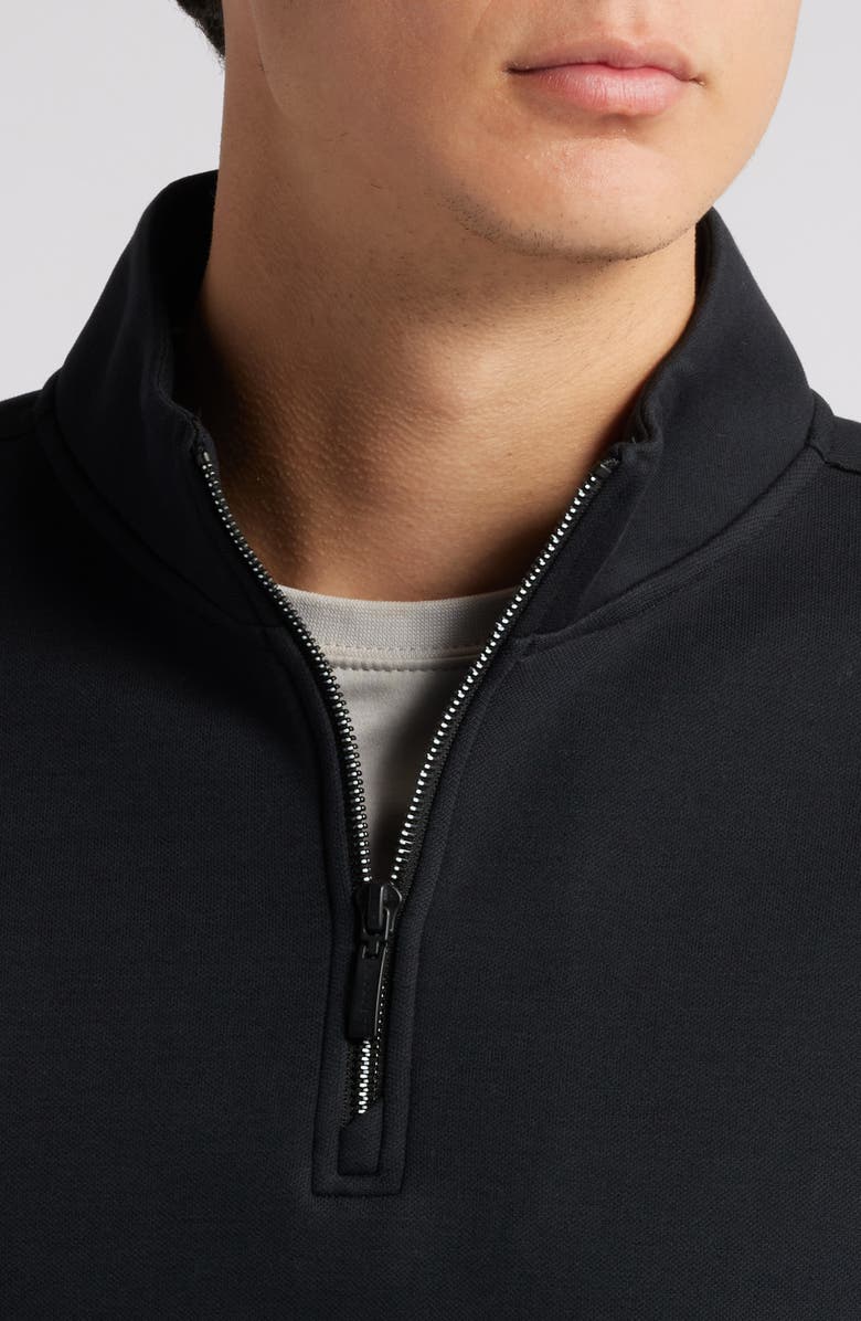 Robert Barakett Hanwell Half Zip Pullover, Alternate, color, Black