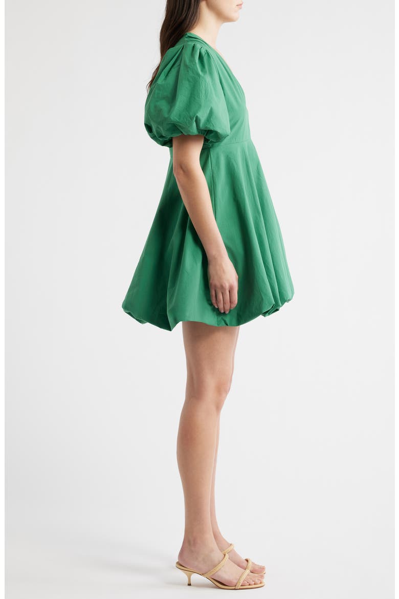 Palma Bubble Hem Cotton Poplin Dress, Alternate, color, GREEN