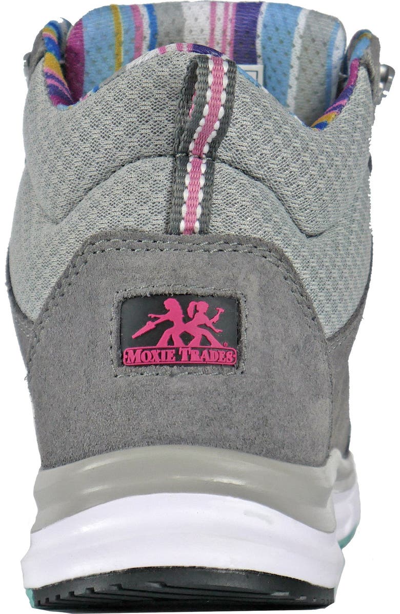 Moxie Trades Moxie Trisha Womens Composite Toe Work Shoe Grey, Alternate, color, Grey