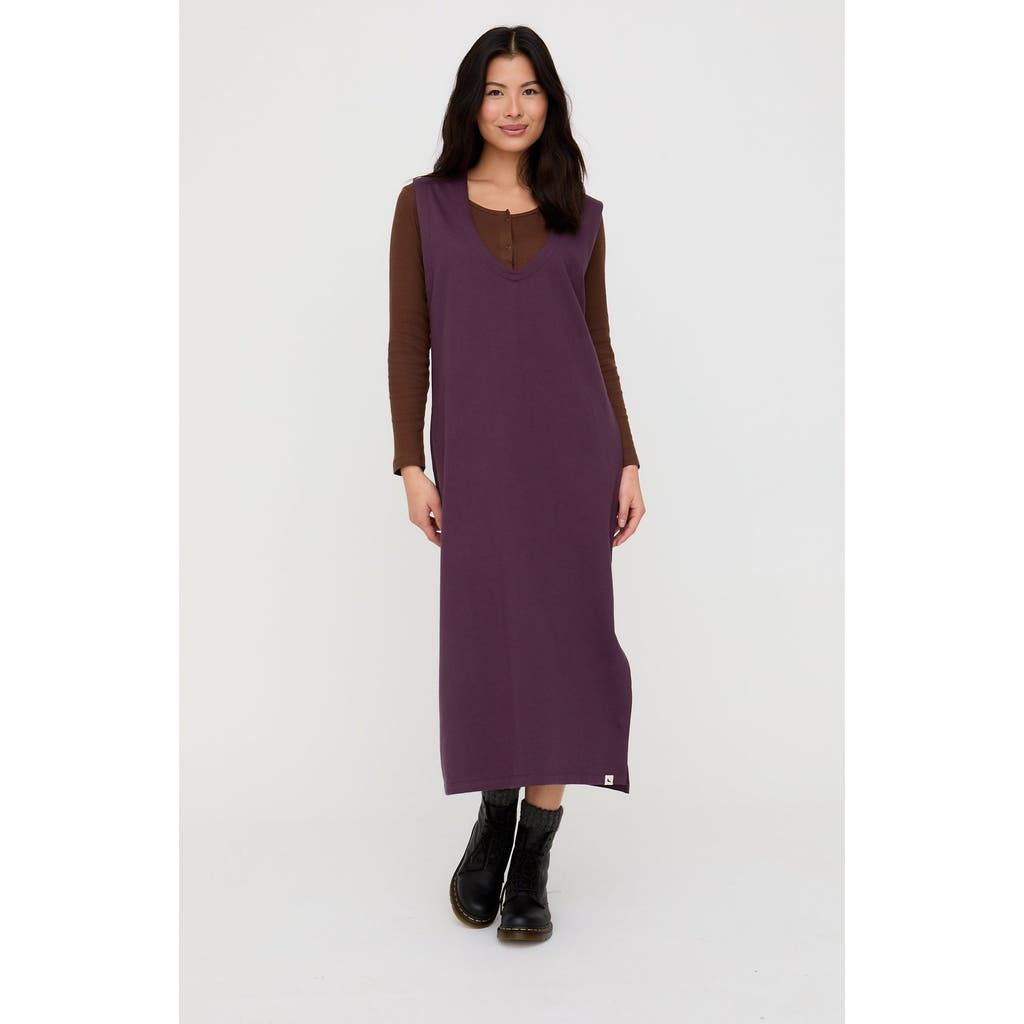 Turtledove London Organic Cotton Quinn Dress In Purple