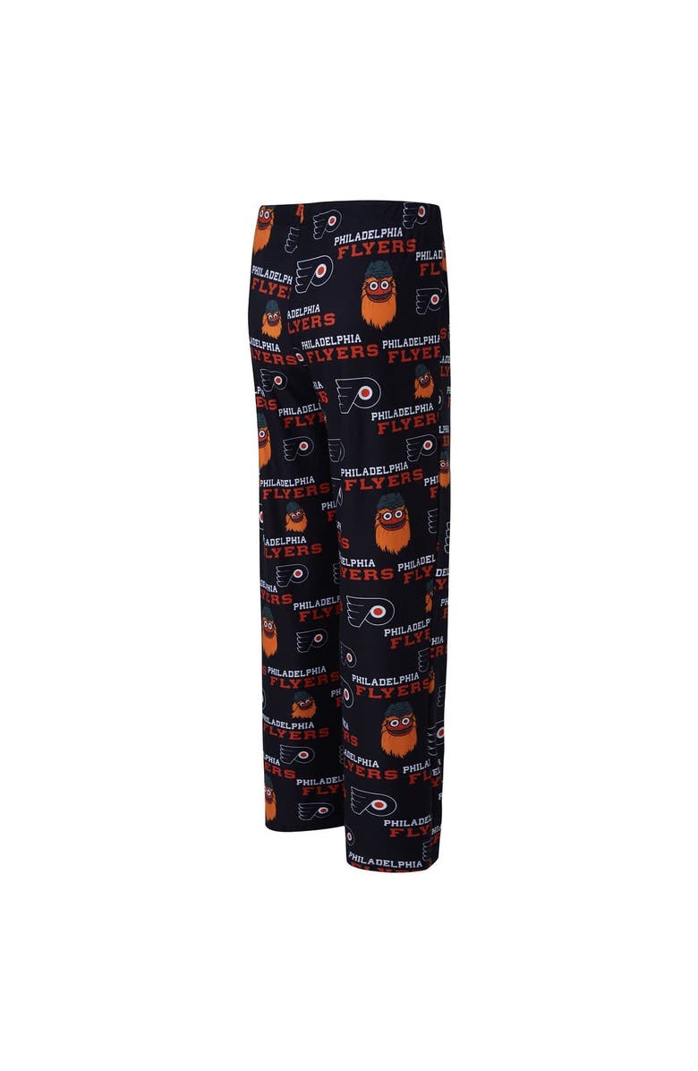 CONCEPTS SPORT Women's Concepts Sport Black Philadelphia Flyers Zest Allover Print Knit Pants, Alternate, color, Black