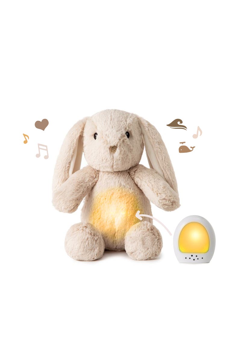 Cloud B Love Light Buddies - Rechargeable Plush Nightlight & Sound Soother for Baby Sleep, Main, color, Billy Bunny
