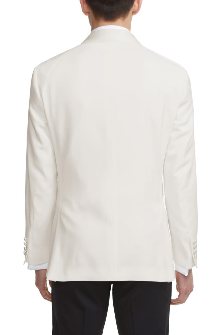 Ethan Trim Fit Solid Wool Dinner Jacket, Alternate, color, CREAM