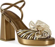 AZALEA WANG Seraphina Ankle Strap Platform Sandal