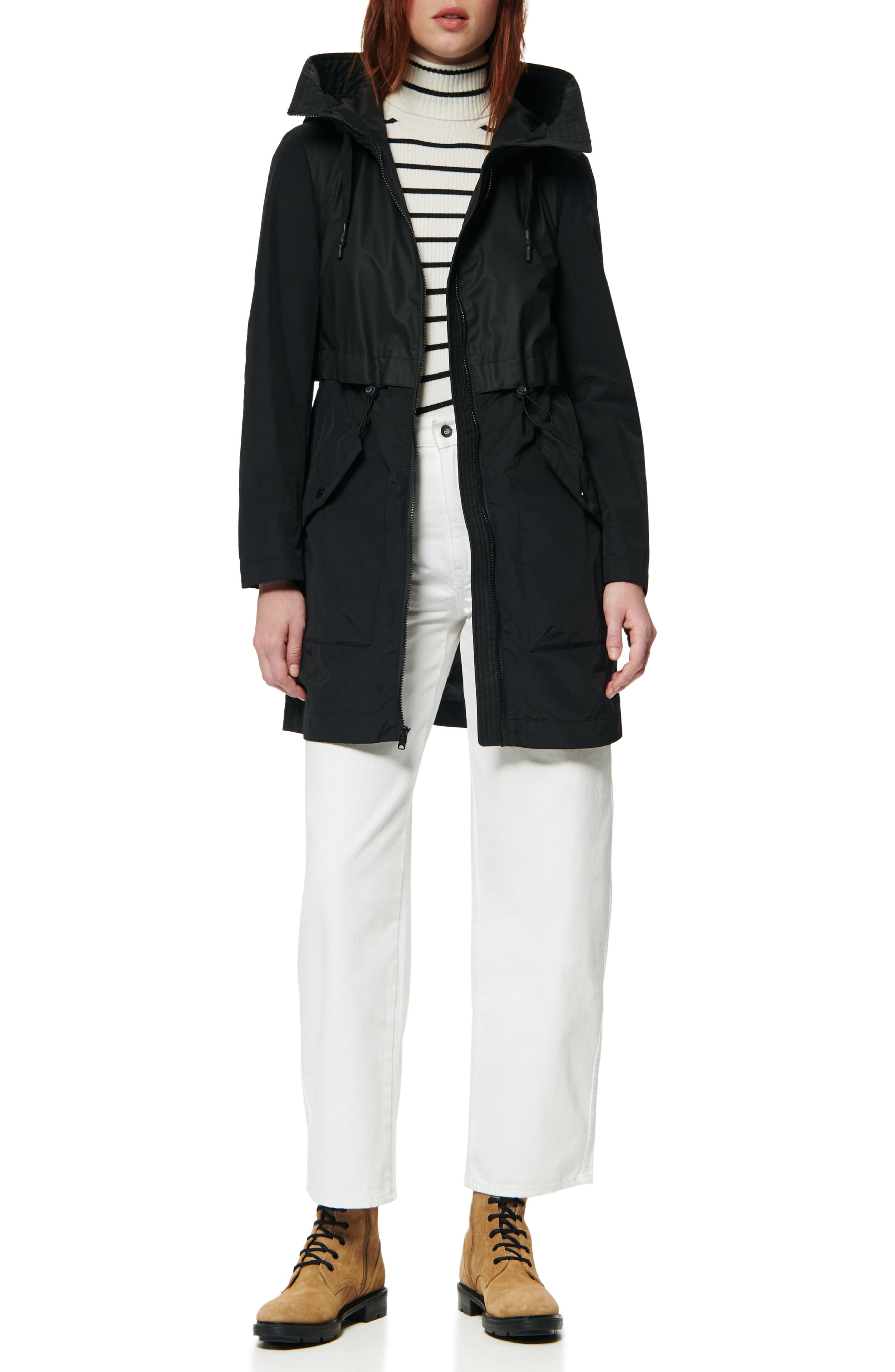 Marc New York Shippan Water Resistant Raincoat (Women) | Nordstromrack