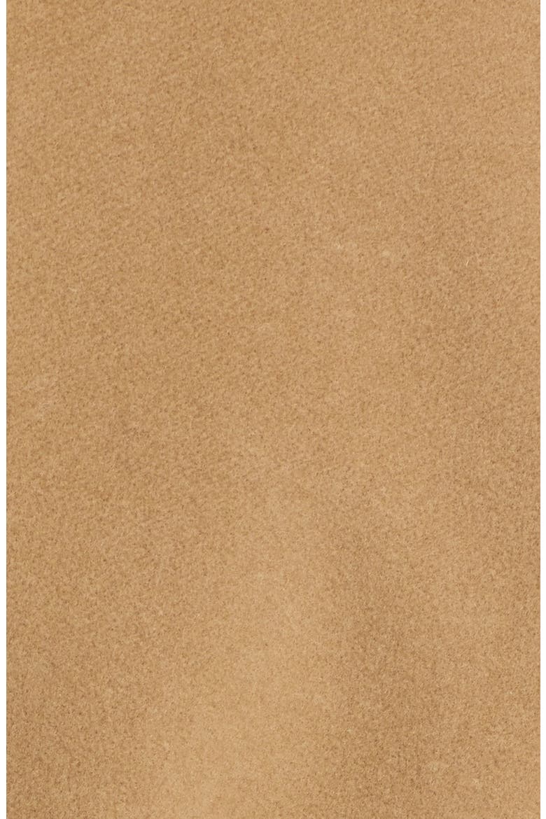 Stand Collar Wool & Cashmere Trench Coat, Alternate, color, CAMEL