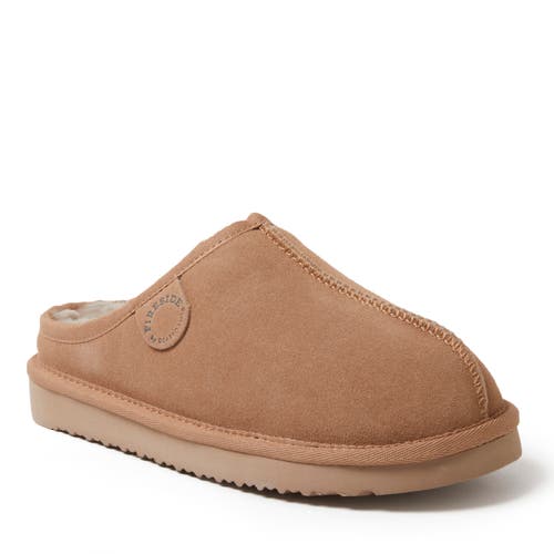 Dearfoams Fireside Greta Genuine Shearling Clog Slipper In Multi