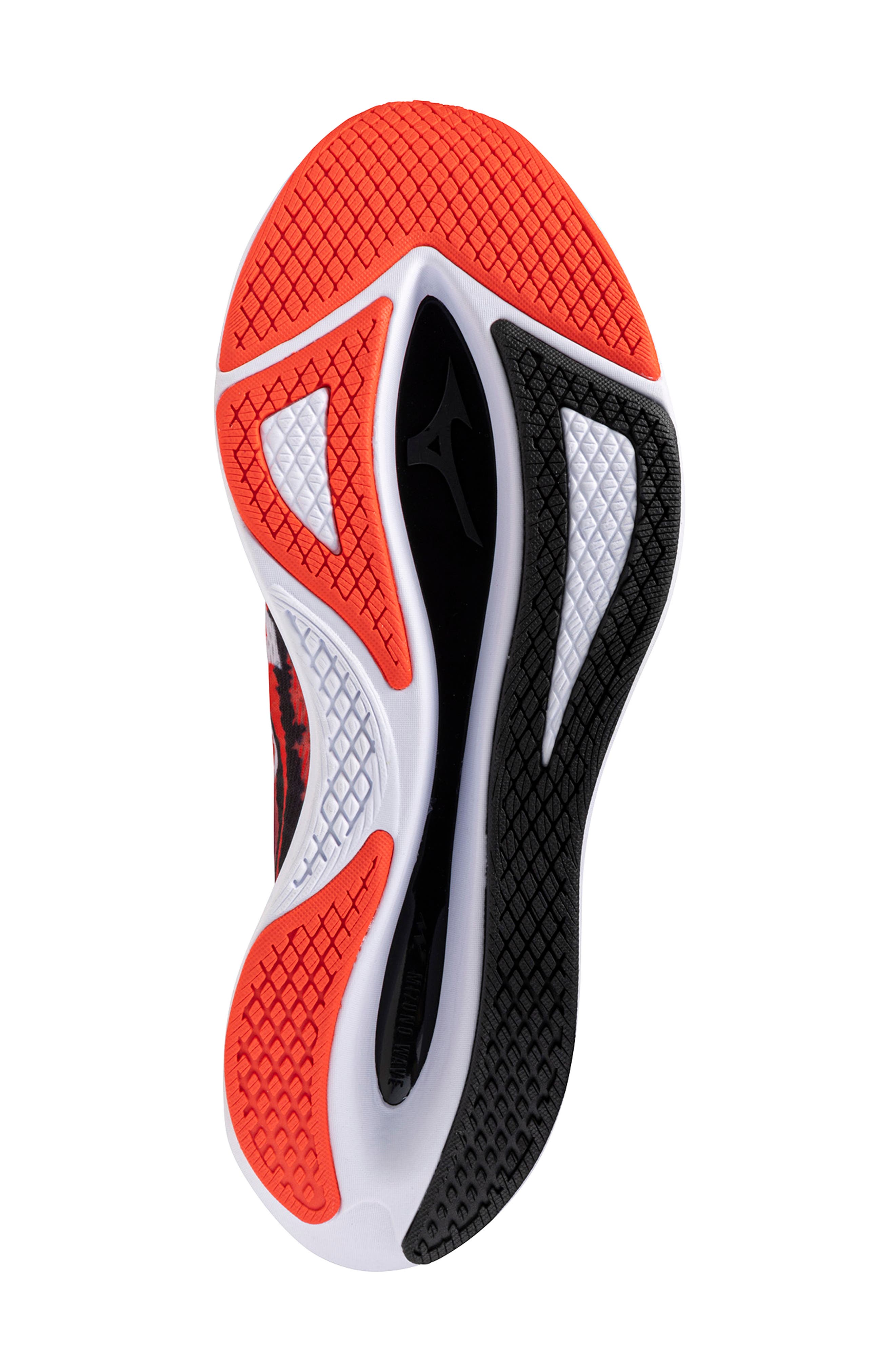 Mizuno Wave Rebellion Flash 2 Speed Running Shoe, Alternate, color, Ignition Red-White