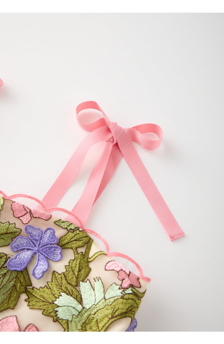 Marlo Kids Bonnie Embroidered Mini Dress, Alternate, color, Floral