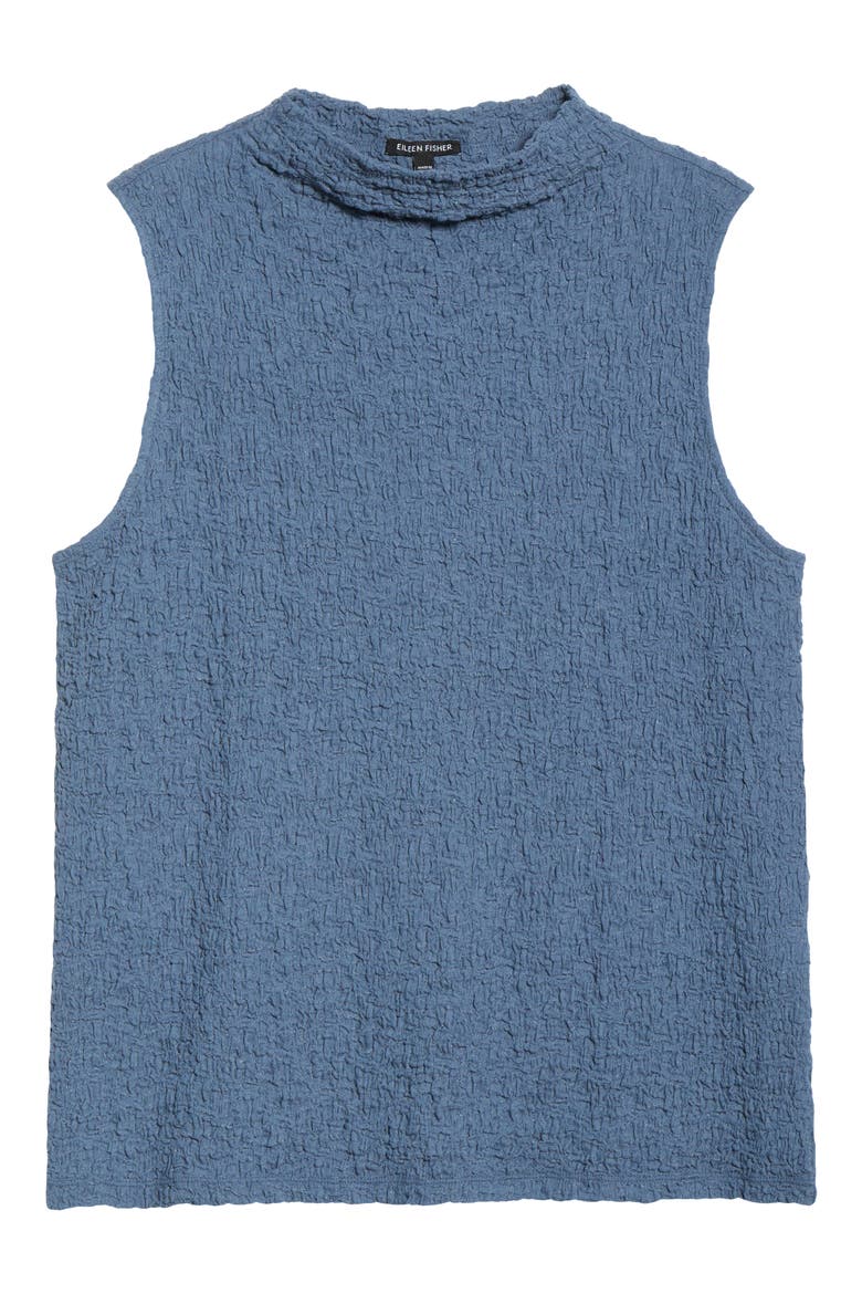 Textured Organic Cotton Blend Tank, Alternate, color, COLD SPRAY