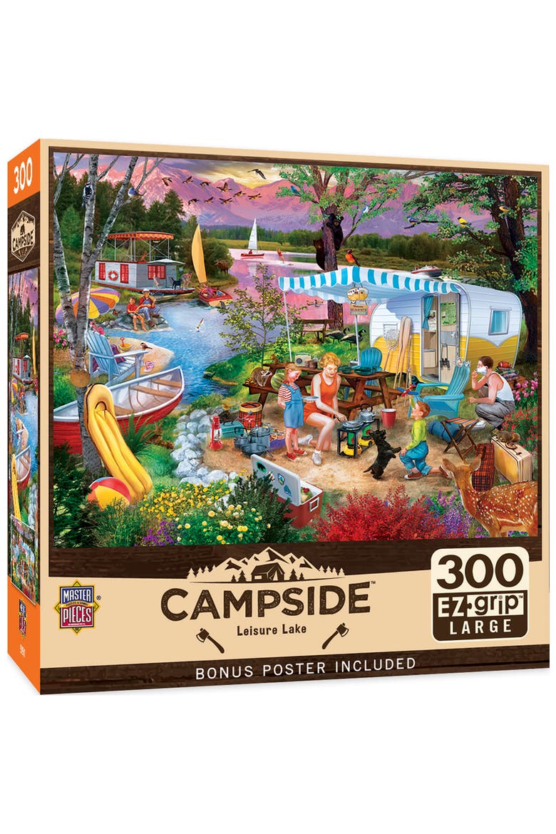 Leisure Lake 300 Piece Jigsaw Puzzle, Main, color, Multicolor