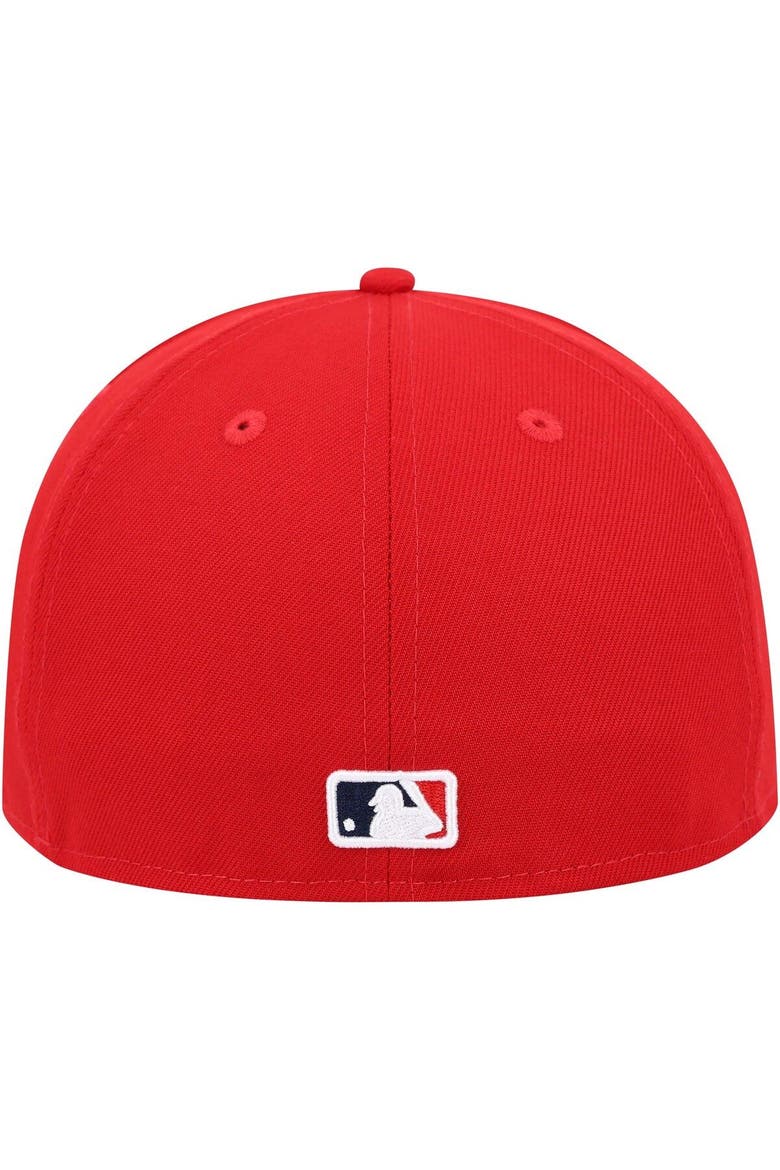 Men's New Era Red St. Louis Cardinals 9/11 Memorial Side Patch 59FIFTY Fitted Hat, Alternate, color, Red