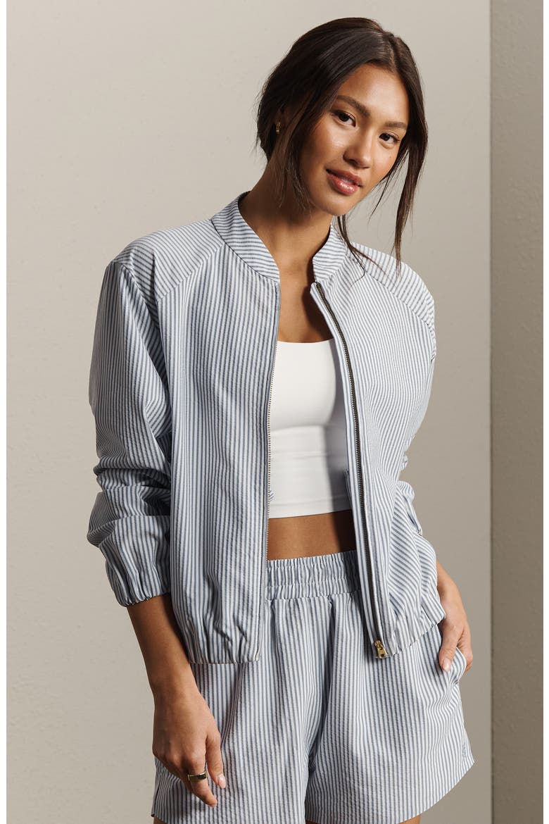 Saltair Seersucker Jacket, Alternate, color, WASHED NAVY STRIPE