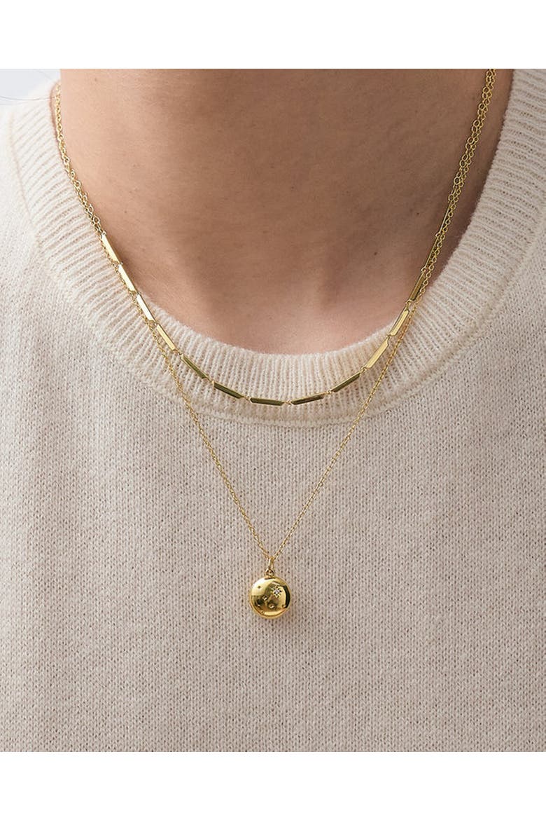 Gold Tiny Star Mini Biography Locket, Alternate, color, Gold