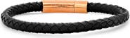 STEELTIME Braided Leather Bracelet