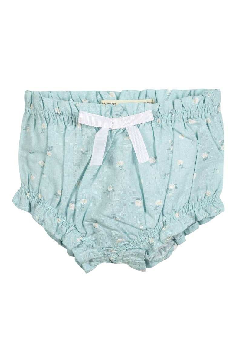 Hope & Henry Baby Linen Ruffle Collar Dress, Infant, Alternate, color,