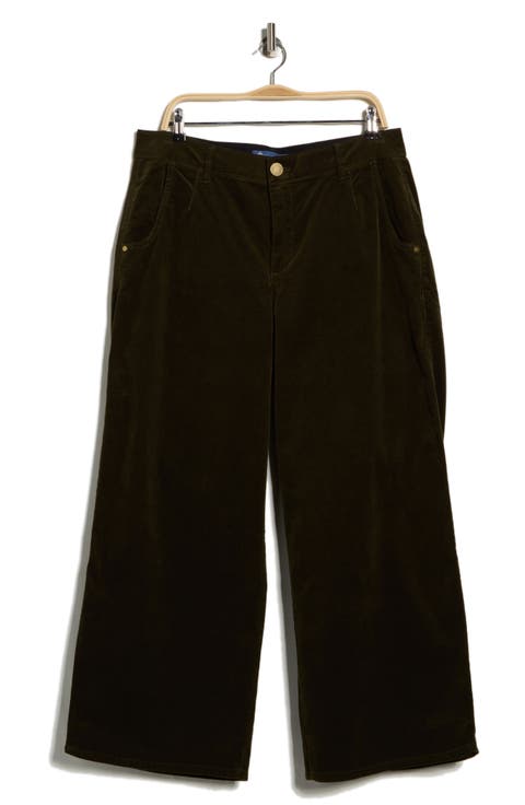 'Ab'Solution Skyrise Wide Leg Corduroy Pants (Plus)