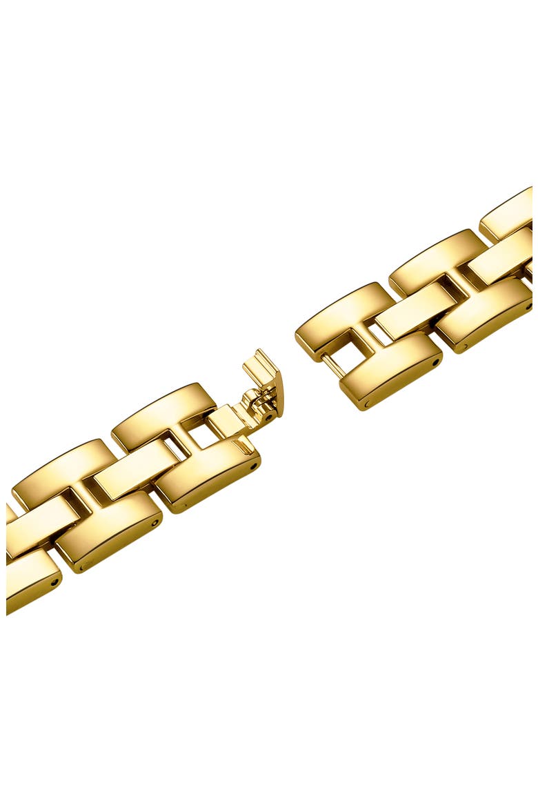 Crystal Apple Watch® SE & Series 7/6/5/4/3/2/1 Bracelet Watchband, Alternate, color, YELLOW GOLD