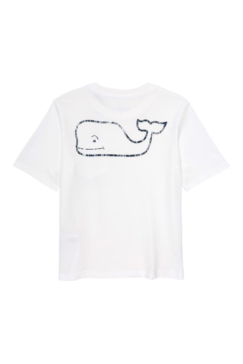 Kids' Whale Logo Pocket Graphic T-Shirt, Alternate, color, WHITE CAP