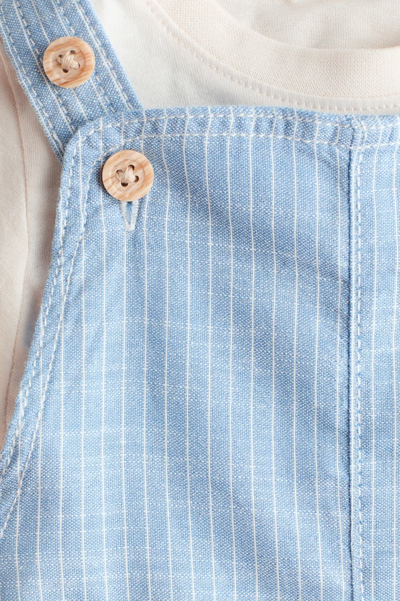 2-piece Cotton Set, Alternate, color, Light blue/cream