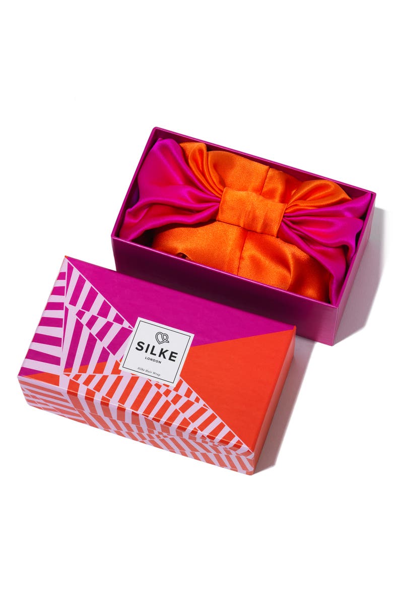 SILKE London The Poppy Silk Hair Wrap, Alternate, color, 
