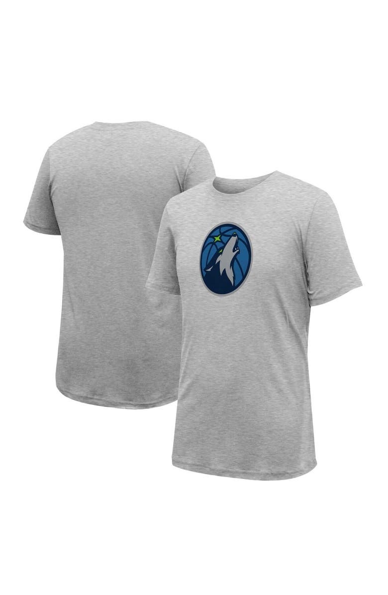 Stadium Essentials Unisex Stadium Essentials Gray Minnesota Timberwolves Primary Logo T-Shirt, Main, color, Gray