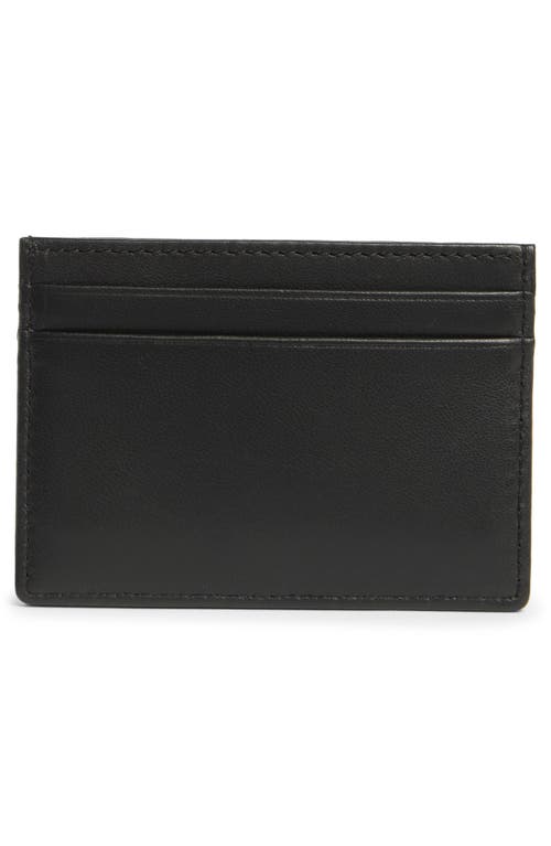 Hugo Boss Boss Randy Leather Card Case In Black
