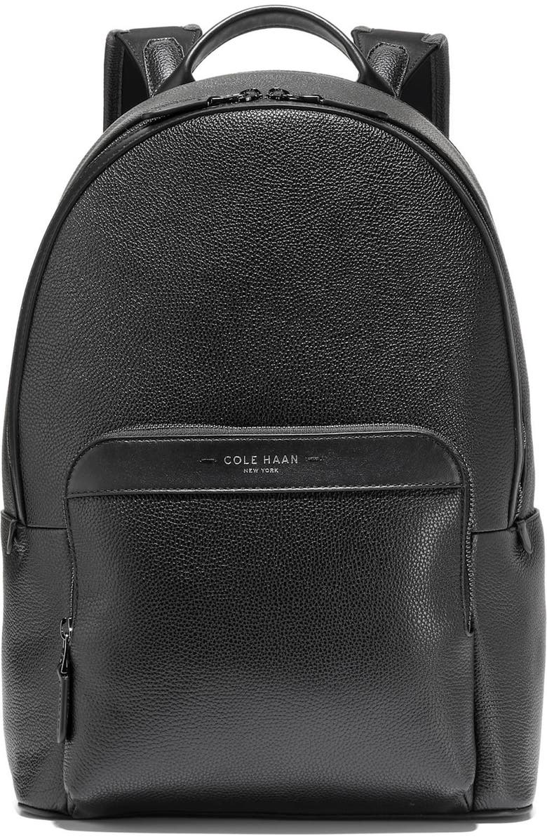 Cole Haan Damon Backpack, Main, color, Black