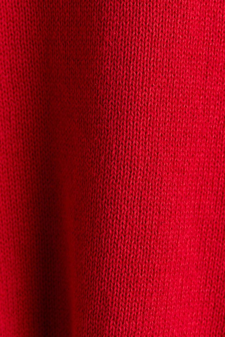 Knitted T-shirt, Alternate, color, Red
