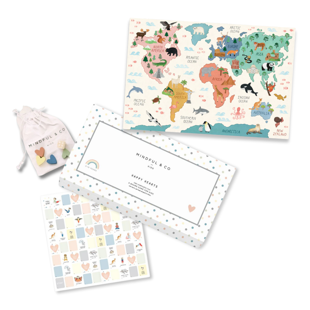 selected World Map Print