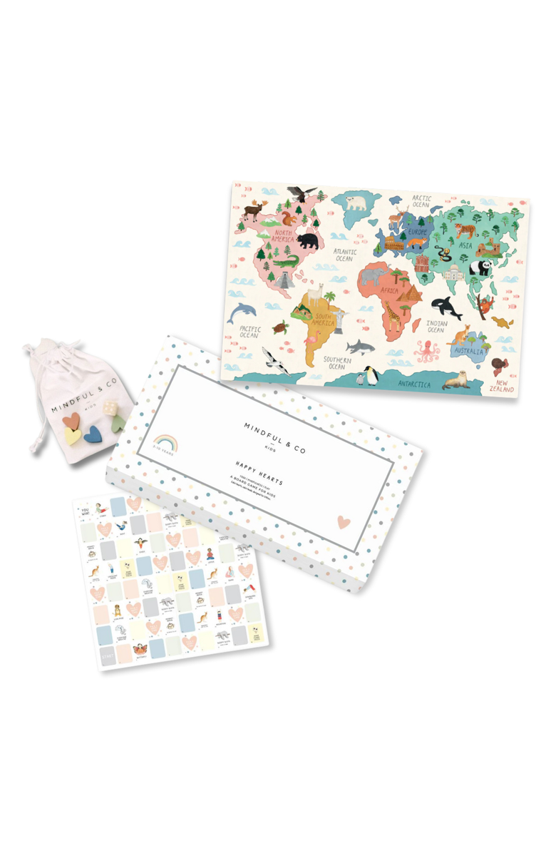 Mindful & Co Kids Creative Play Bundle, Main, color, World Map Print